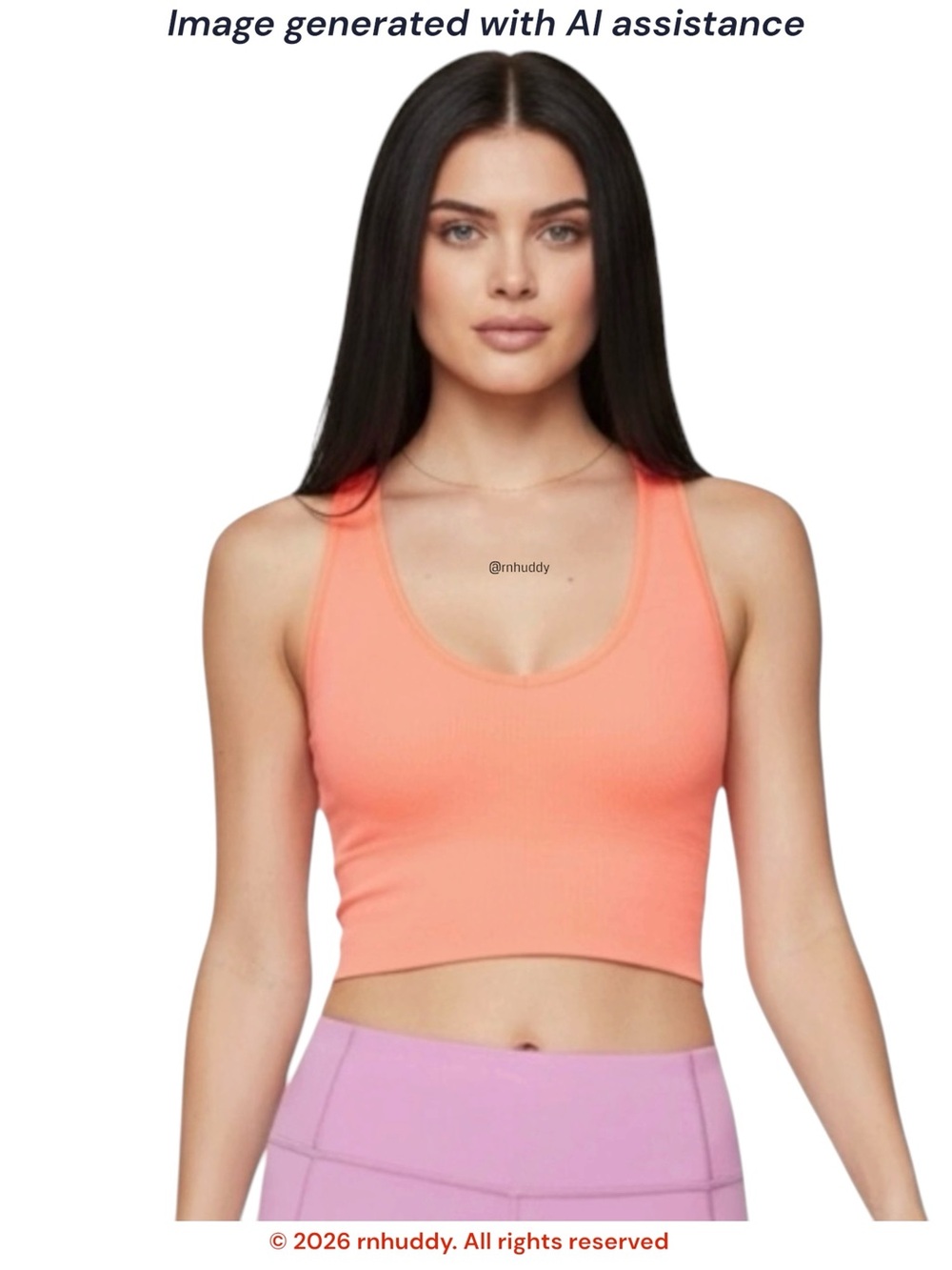 Athleta S aurora crop rib tank